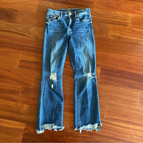 MOTHER. The insider crop step chew in dancing on coals size 26. - Picture 3 of 9